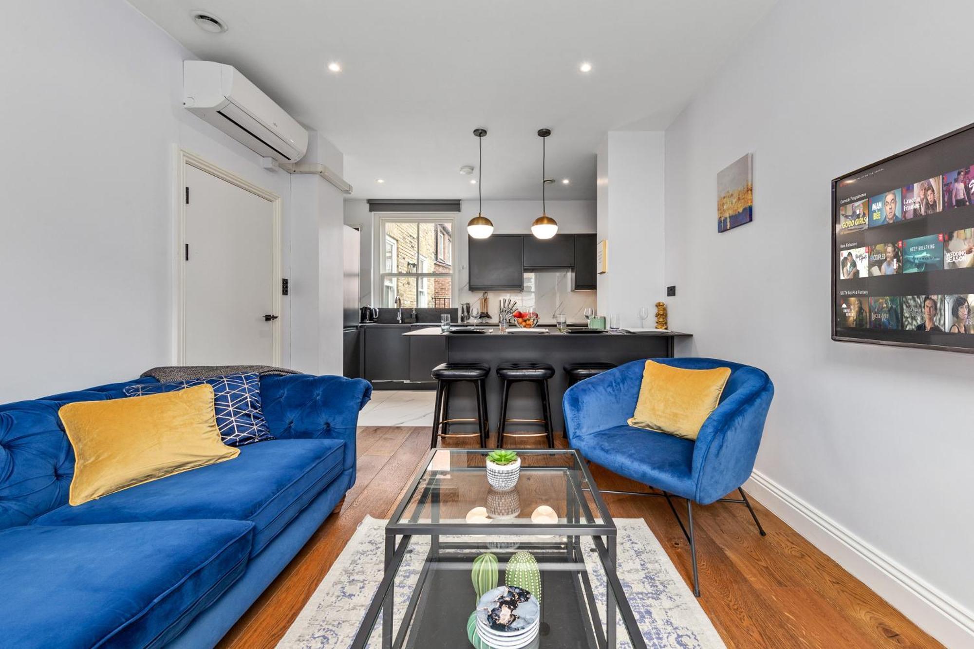 Stylish 2 Bedroom Apartment In Westminster Sleeps 5 With Ac Λονδίνο Εξωτερικό φωτογραφία