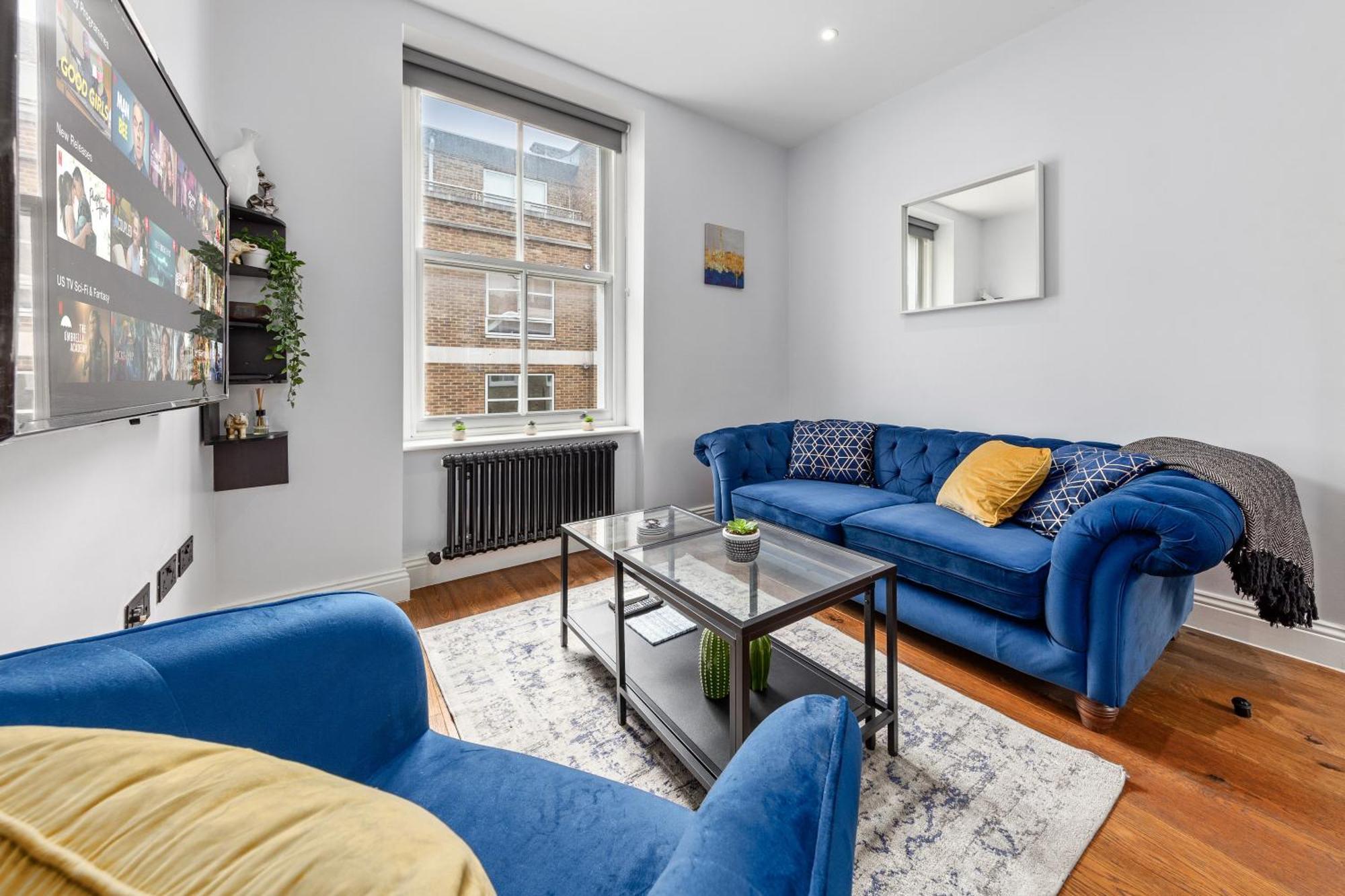Stylish 2 Bedroom Apartment In Westminster Sleeps 5 With Ac Λονδίνο Εξωτερικό φωτογραφία